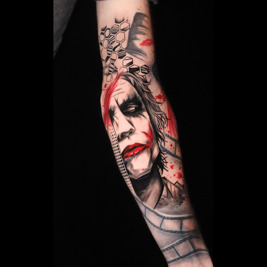 Joker tattoo